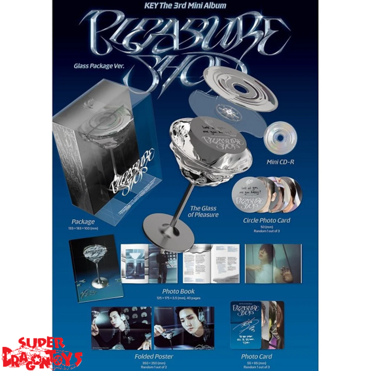 KEY (키) [SHINEE] - PLEASURE SHOP - [GLASS PACKAGE VER.] - 3RD MINI ALBUM