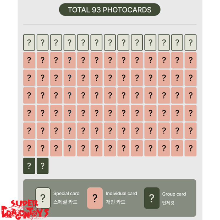 SEVENTEEN (세븐틴) - WORLD TOUR [RIGHT HERE] TRADING CARD SET - OFFICIAL MD