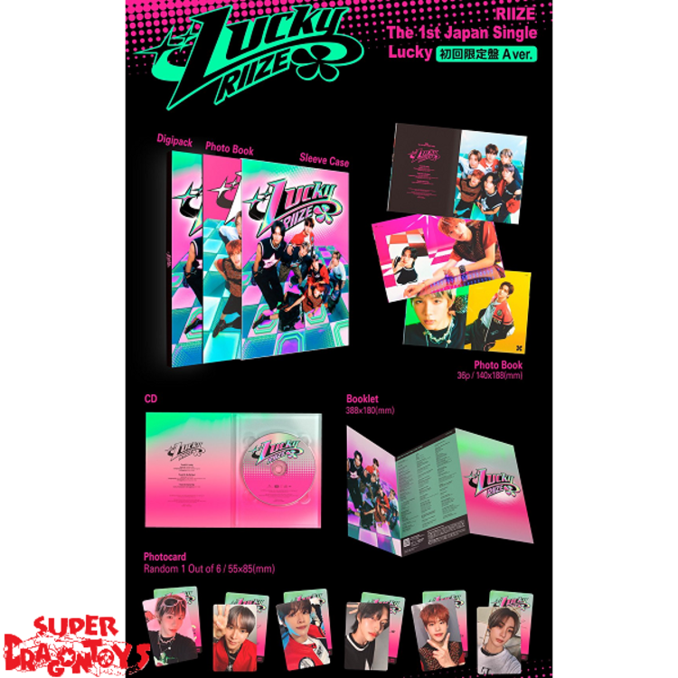 RIIZE (ライズ) - LUCKY - [LIMITED VER. A] - 1ST SINGLE ALBUM (JAPAN)