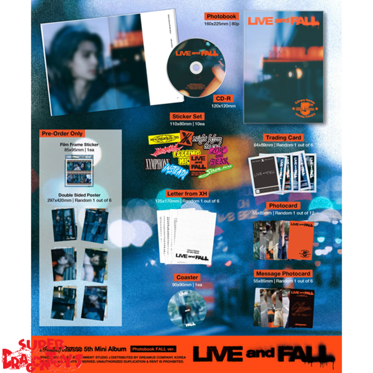 XDINARY HEROES (엑스디너리 히어로즈) - LIVE AND FALL - [PHOTOBOOK VER.] - 5TH MINI ALBUM