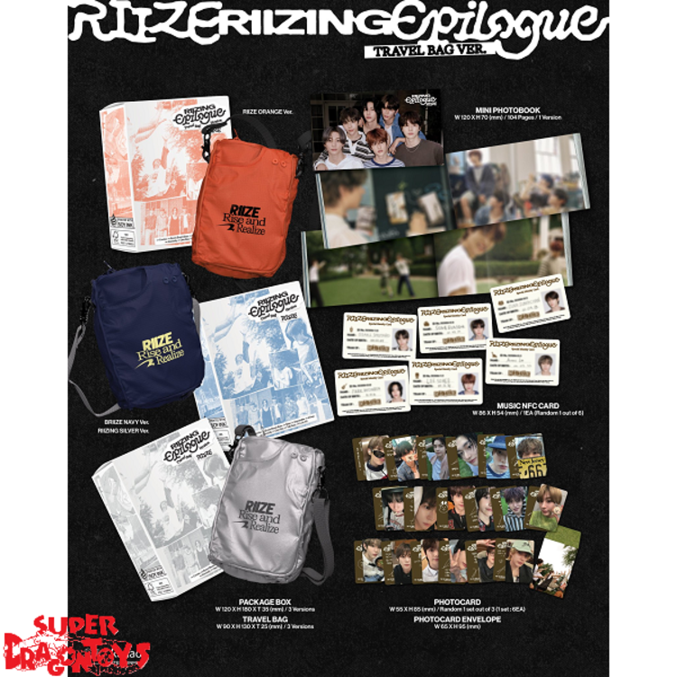 RIIZE (라이즈) - RIIZING : EPILOGUE - [TRAVEL BAG / LIMITED VER.] - 1ST MINI ALBUM