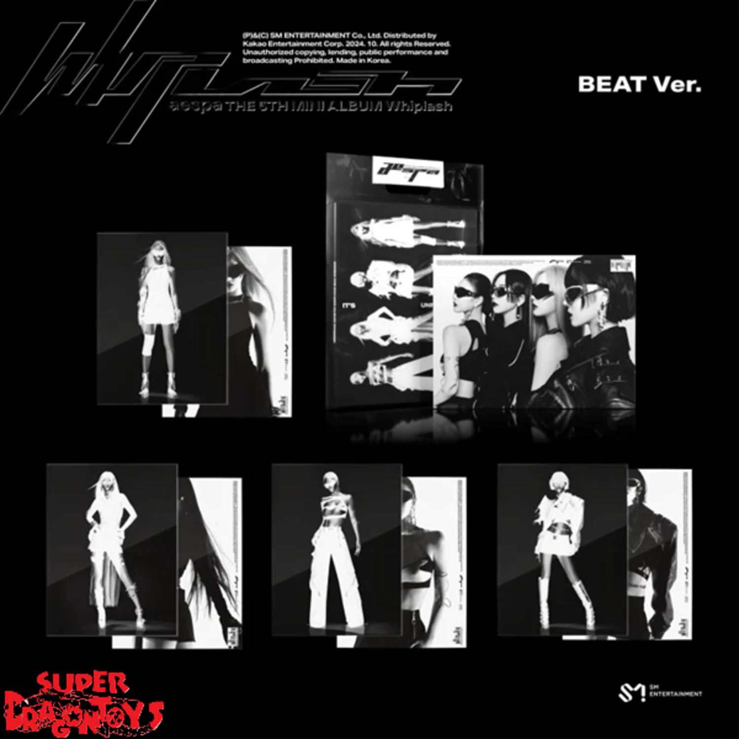 AESPA (에스파) - WHIPLASH - [BEAT VER.] - 5TH MINI ALBUM - SUPER