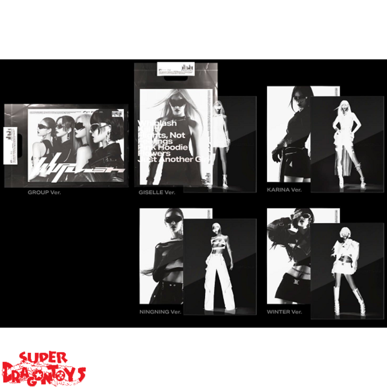 【新品未開封】aespa Whiplash BEAT Ver.　5種セット 5形態セット》 5th Mini Album: Whiplash (BEAT Ver.) : aespa