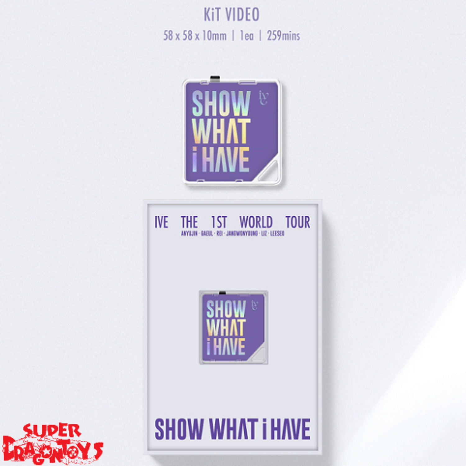 IVE (아이브) - THE 1ST WORLD TOUR [SHOW WHAT I HAVE] - [KIT