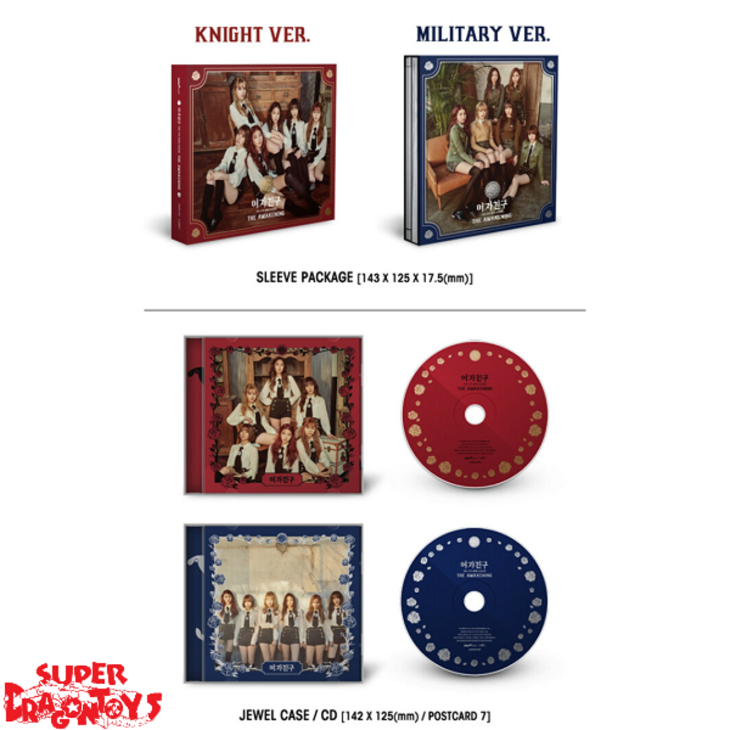 GFRIEND (여자친구) - THE AWAKENING - 4TH MINI ALBUM - SUPER DRAGON