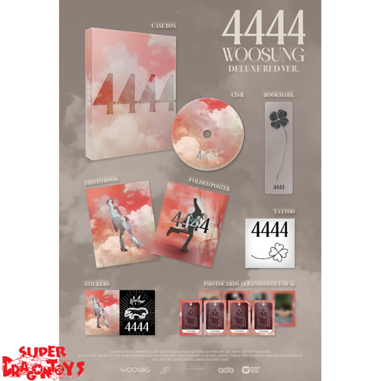 WOOSUNG (우성) [THE ROSE] - 4444 - [DELUXE VER.] - 2ND ALBUM