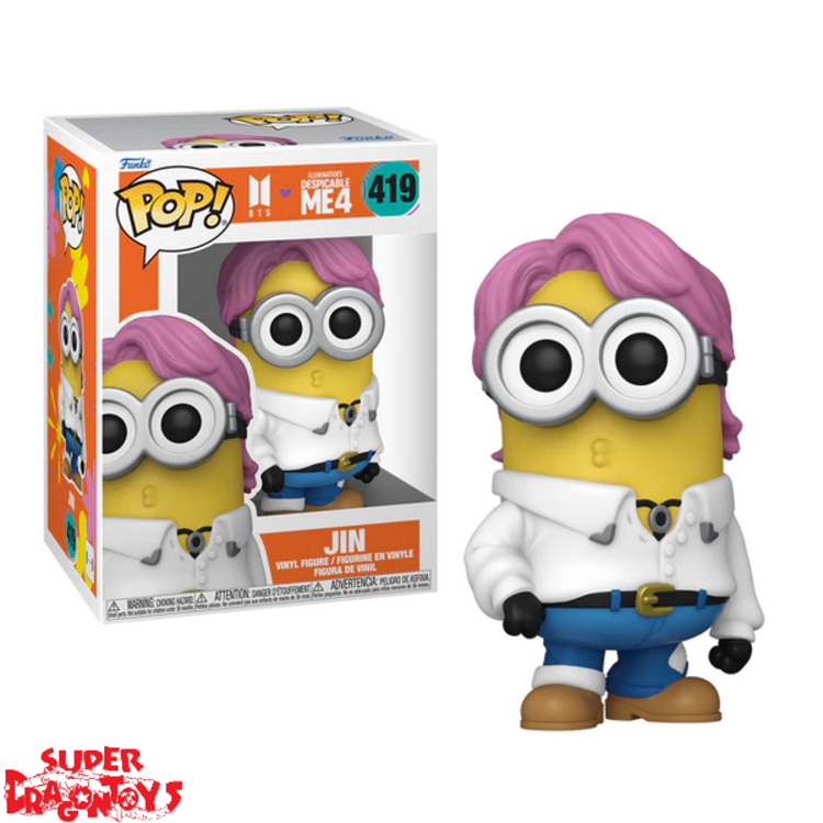 FUNKO BTS X THE MINIONS - JIN - FUNKO POP