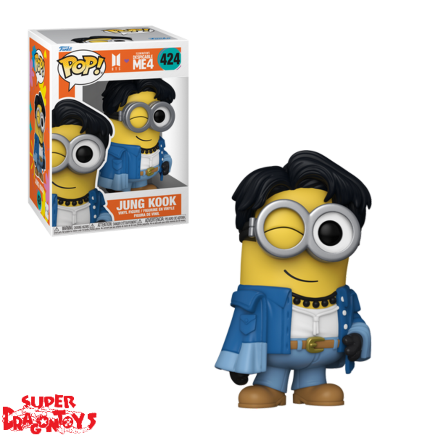 BTS X THE MINIONS - JUNG KOOK - FUNKO POP - SUPERDRAGONTOYS