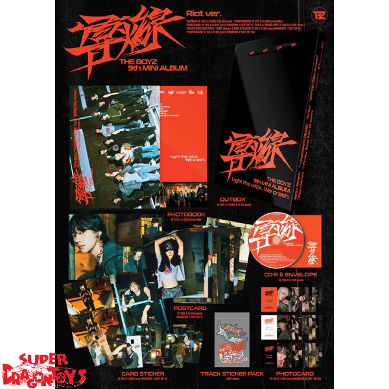 THE BOYZ (더보이즈) - [導火線] TRIGGER - 9TH MINI ALBUM - SUPER