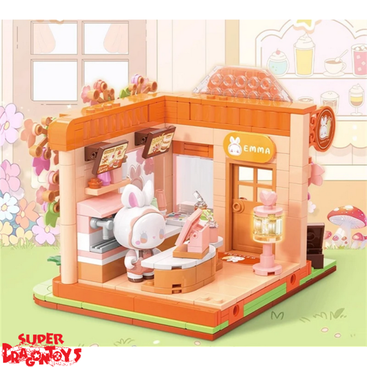 EMMA LUCKY EMMA - EMMA SECRET FOREST [CARAMEL MILK TEA SHOP] - BUILDING BLOCK SET