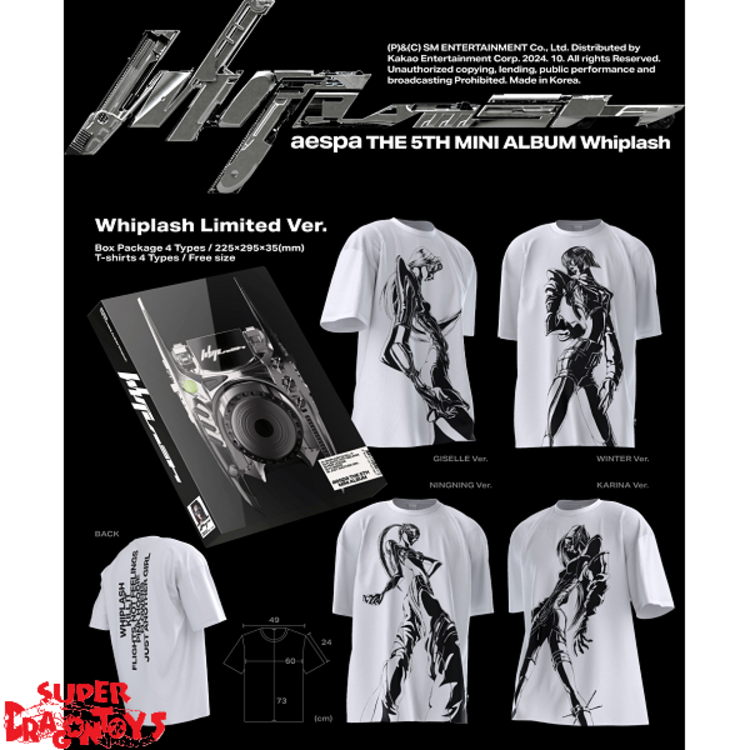 AESPA (에스파) - WHIPLASH - [LIMITED VER.] - 5TH MINI ALBUM