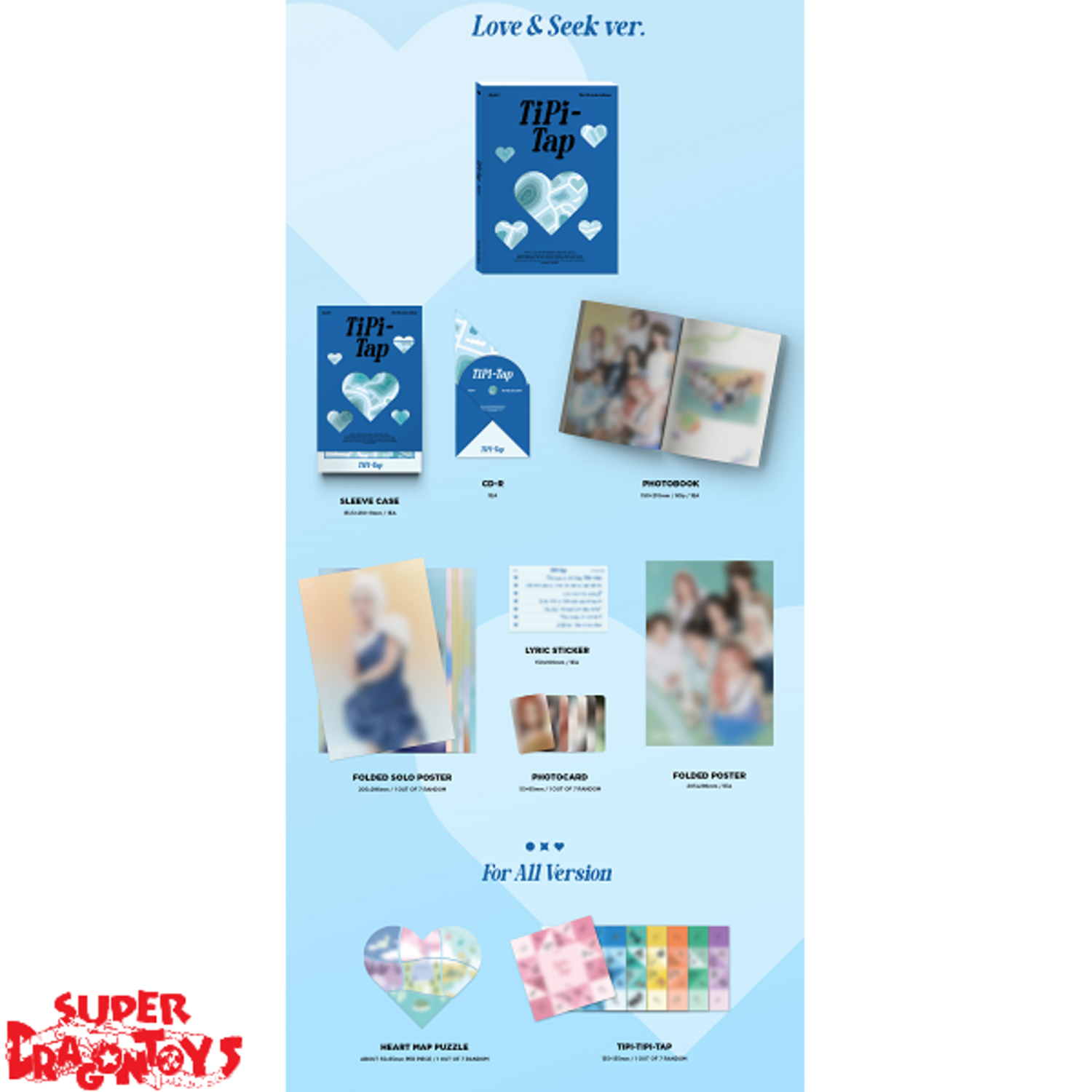 KEP1ER (케플러) - TIPI-TAP - 6TH MINI ALBUM - SUPER DRAGON TOYS