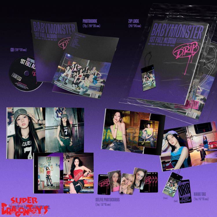 BABYMONSTER (베몬) - DRIP - [ZIP LOCK VER.] - 1ST FULL ALBUM
