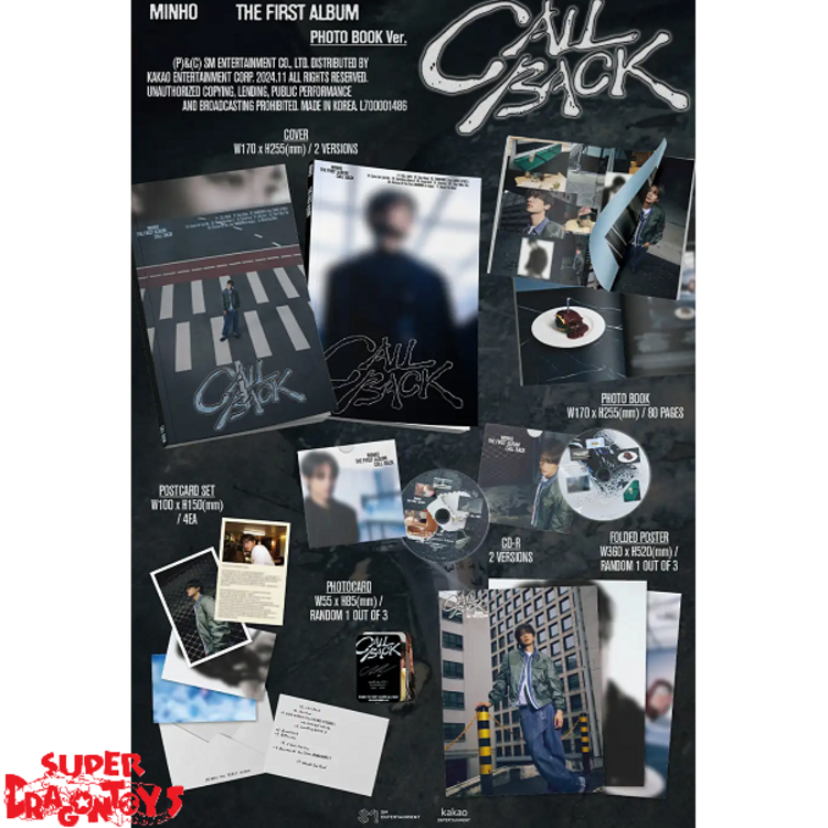 MINHO (최민호) [SHINEE] - CALL BACK - [PHOTOBOOK VER.] - 1ST ALBUM
