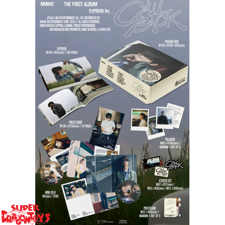 MINHO (최민호) [SHINEE] - CALL BACK - [BOX VER.] - 1ST ALBUM