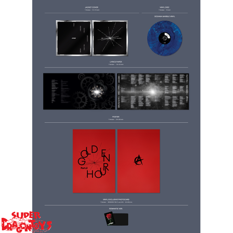 ATEEZ (에이티즈) - GOLDEN HOUR [PART.2] - [VINYL] - 11TH MINI ALBUM [POP-UP EXCLUSIVE]