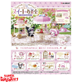 RE-MENT RE-MENT - MY MELODY & KUROMI ["SWEET TEA PARTY"] - BLINDBOX MINI FIGURE
