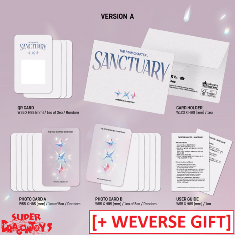 TXT (투모로우바이투게더) - STAR CHAPTER : SANCTUARY - [WEVERSE ALBUM] - 7TH MINI ALBUM + [WEVERSE GIFT]