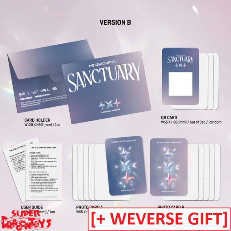 TXT (투모로우바이투게더) - STAR CHAPTER : SANCTUARY - [WEVERSE ALBUM] - 7TH MINI ALBUM + [WEVERSE GIFT]