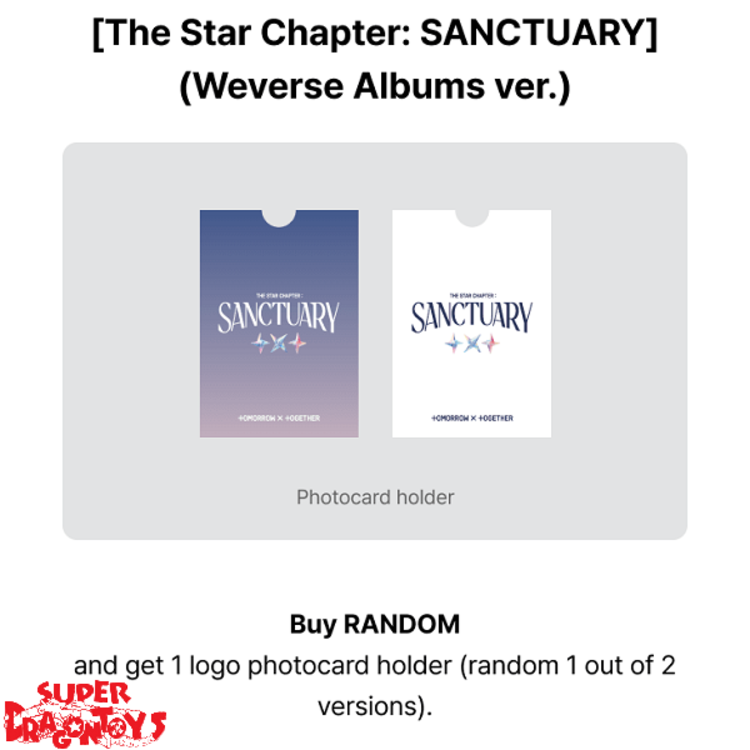 TXT (투모로우바이투게더) - STAR CHAPTER : SANCTUARY - [WEVERSE ALBUM] - 7TH MINI ALBUM + [WEVERSE GIFT]
