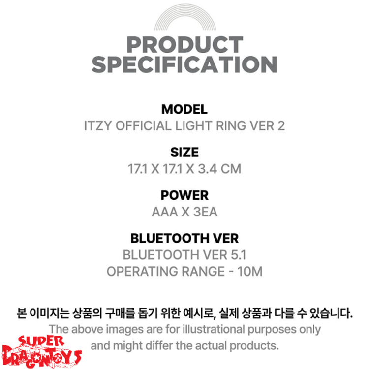 ITZY (있지) - OFFICIAL LIGTH RING [VER.2] + [WITHMUU PHOTOCARD SET]