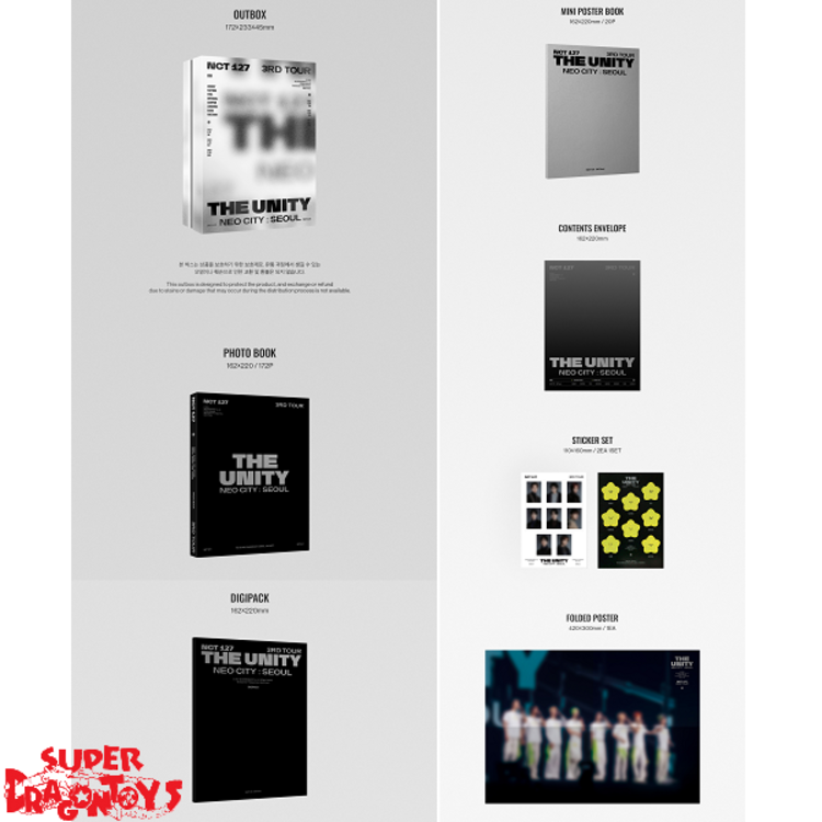 NCT 127 - 3RD TOUR [NEO CITY : SEOUL - THE UNITY] - [2DVD] PACKAGE