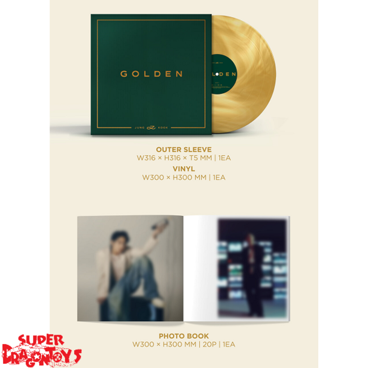 JUNGKOOK (전정국) [BTS] - GOLDEN - 1ST SOLO ALBUM (LP/VINYL)