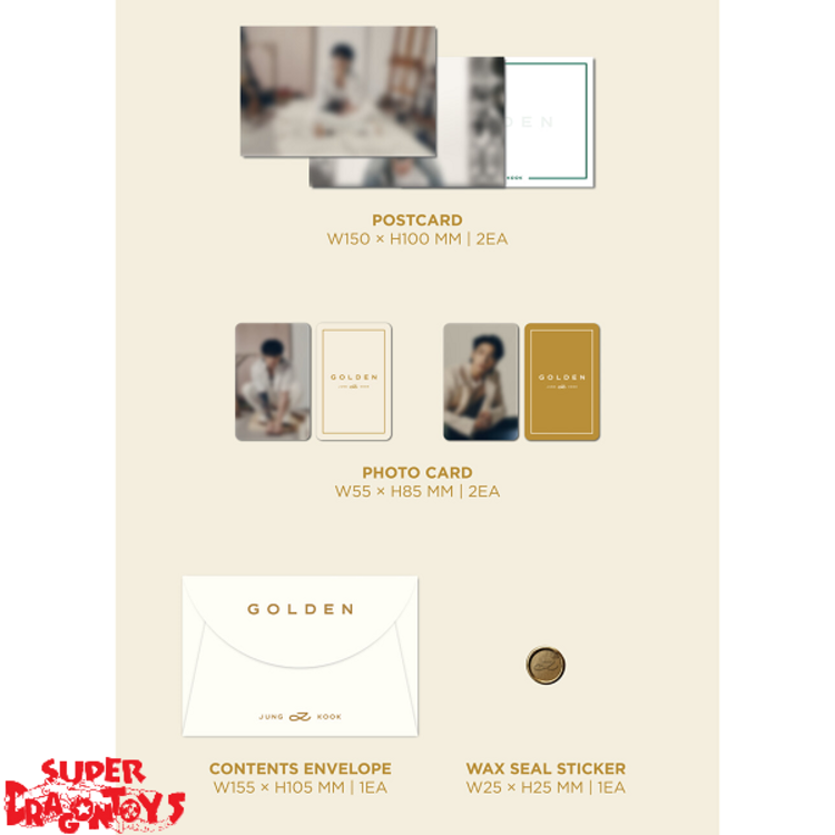 JUNGKOOK (전정국) [BTS] - GOLDEN - 1ST SOLO ALBUM (LP/VINYL)