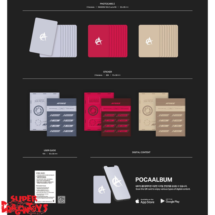 ATEEZ (에이티즈) - GOLDEN HOUR [PART.2] - [POCA] - 11TH MINI ALBUM