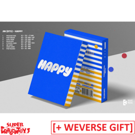 JIN (김석진) [BTS] - HAPPY - [WEVERSE ALBUM] - SOLO ALBUM + [WEVERSE GIFT]