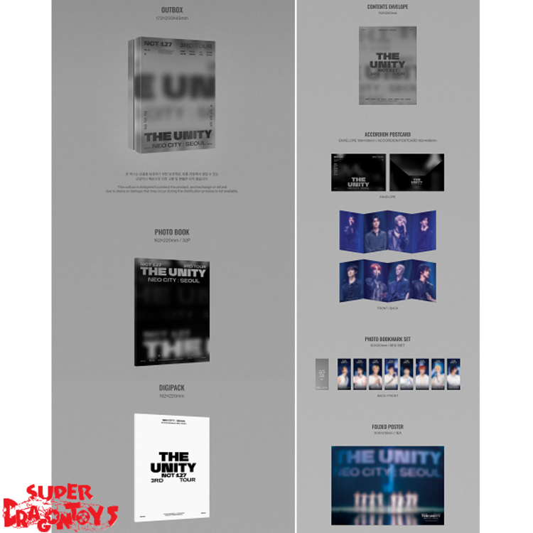 NCT 127 - 3RD TOUR [NEO CITY : SEOUL - THE UNITY] - [2 BLU-RAY] PACKAGE