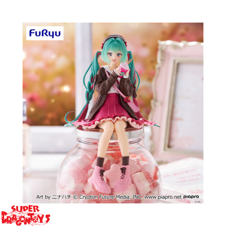 FURYU VOCALOID - HATSUNE MIKU [AUTUMN DATE PINK VER.] - NOODLE STOPPER FIGURE
