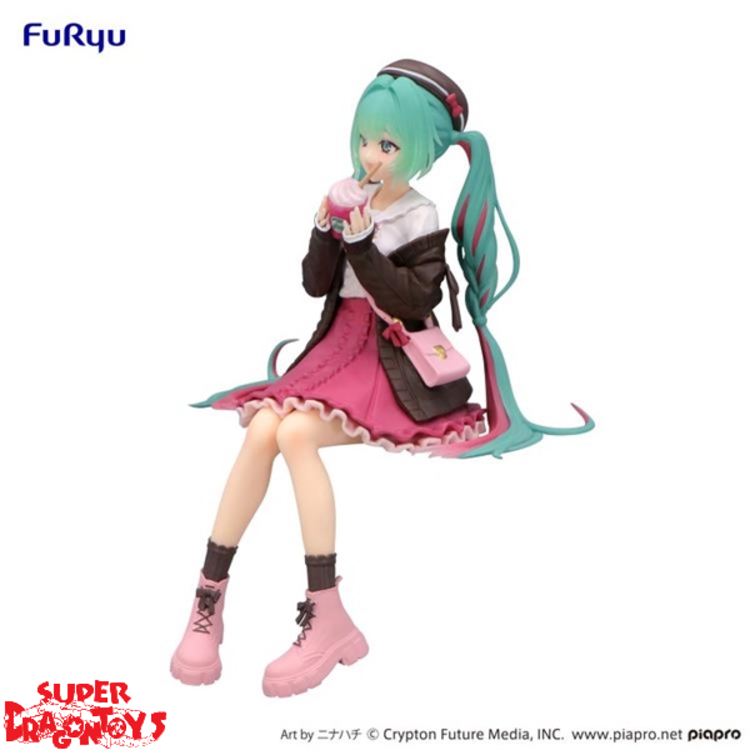 FURYU VOCALOID - HATSUNE MIKU [AUTUMN DATE PINK VER.] - NOODLE STOPPER FIGURE