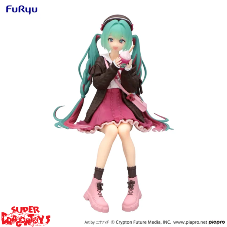 FURYU VOCALOID - HATSUNE MIKU [AUTUMN DATE PINK VER.] - NOODLE STOPPER FIGURE