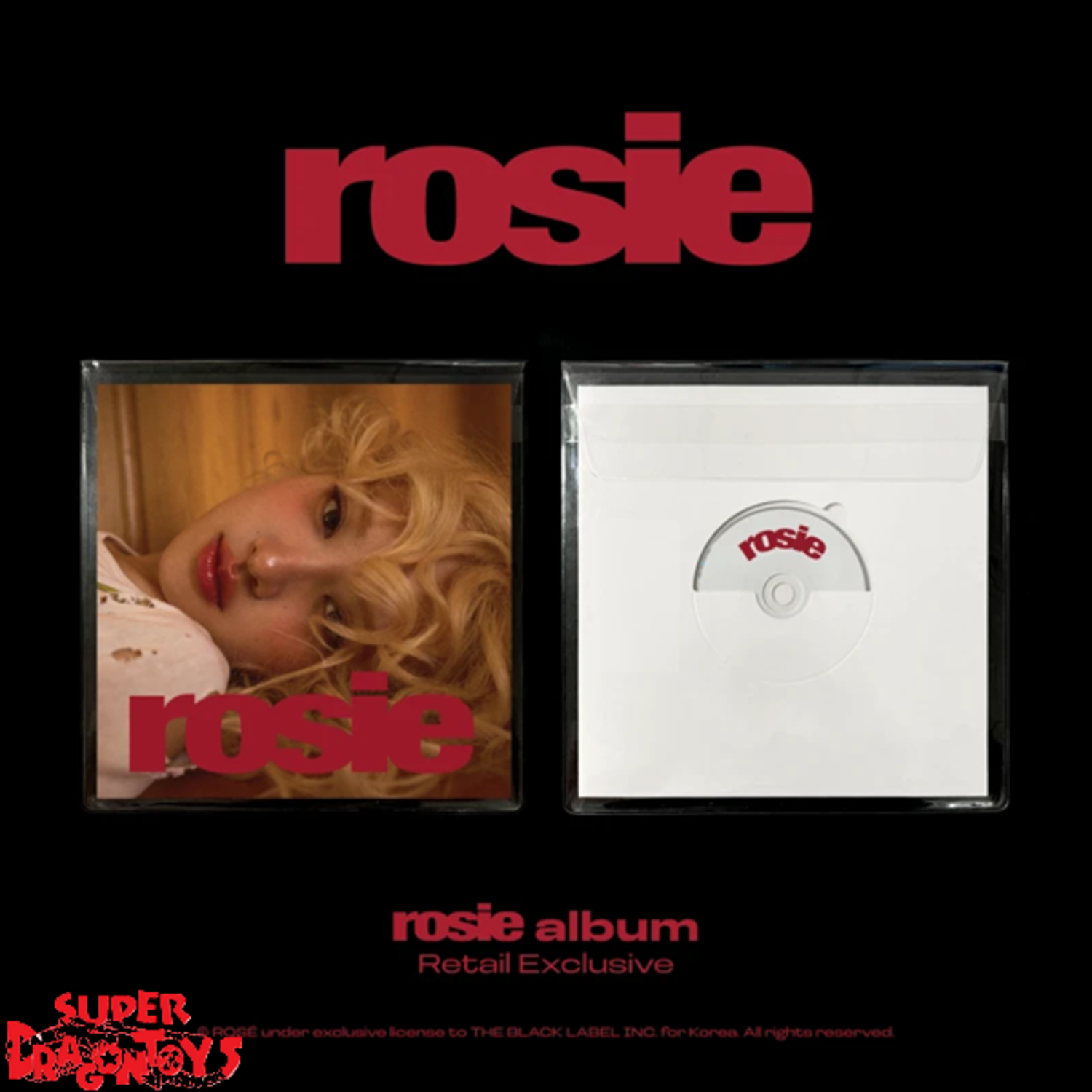 ROSE (로제) [BLACKPINK] - ROSIE - [RETAIL EXCLUSIVE] - 1ST STUDIO