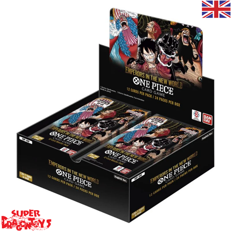BANDAI ONE PIECE TCG - DISPLAY [24 BOOSTERS [OP09]] "THE FOUR EMPERORS" - ENGLISH EDITION