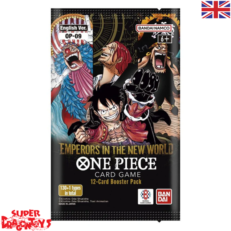 BANDAI ONE PIECE TCG - BOOSTERS [OP09] "THE FOUR EMPERORS" - ENGLISH EDITION