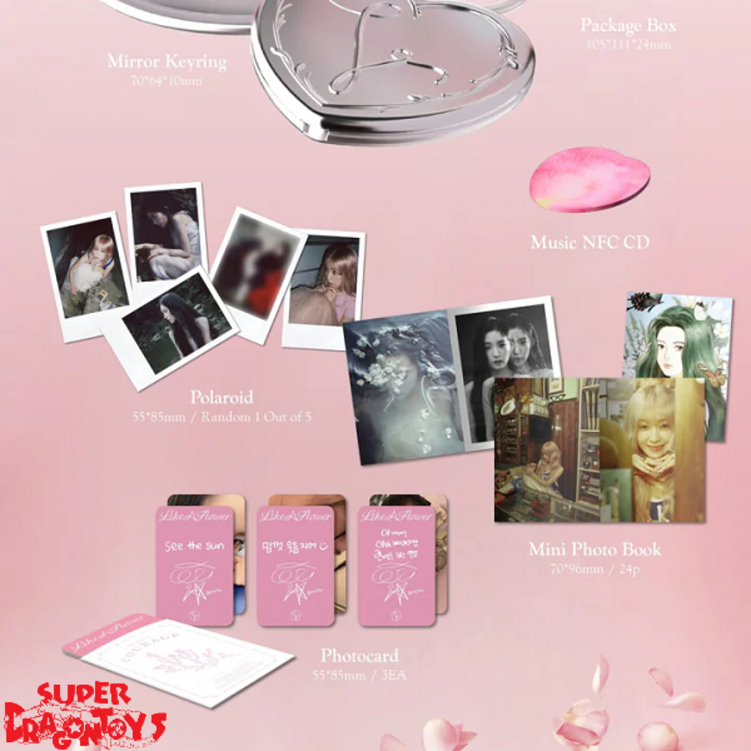 K-POP・アジア Irene Like A Flower Mirror ver Amazon.com: Irene Like A Flower Album [Mirror Ver.]+Pre