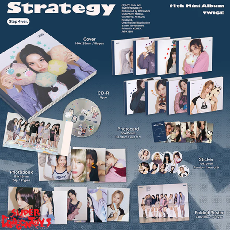 TWICE (트와이스) - STRATEGY - [STEP 4 VER.] - 14TH MINI ALBUM