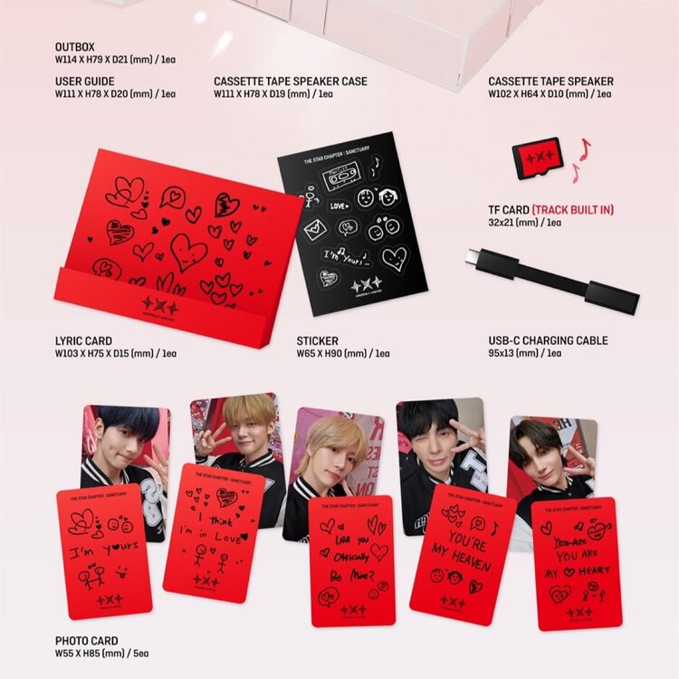 TXT (투모로우바이투게더) - THE STAR CHAPTER: SANCTUARY [CASSETTE TAPE SPEAKER VER.]