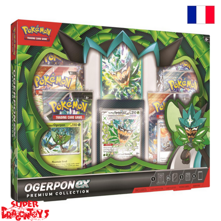 POKEMON TCG - COFFRET COLLECTION PREMIUM  "OGERPON EX" - EDITION FRANCAISE