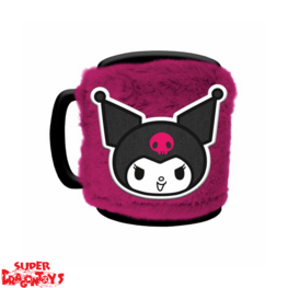 SANRIO HELLO KITTY AND FRIENDS - KUROMI - FUZZY MUG WITH REMOVABLE COVER