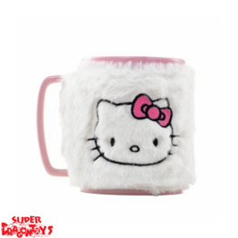 SANRIO HELLO KITTY AND FRIENDS - HELLO KITTY - FUZZY MUG WITH REMOVABLE COVER