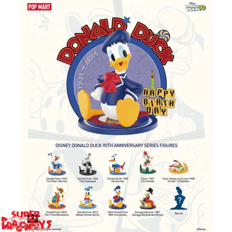 POP MART POP MART - DONALD DUCK [90TH ANNIVERSARY SERIES] - BLINDBOX MINI FIGURE
