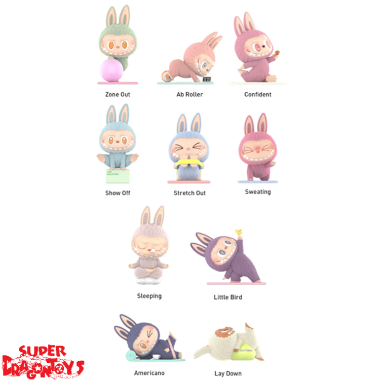 POP MART POP MART - THE MONSTERS "LABUBU" [LAZY YOGA SERIES] - BLINDBOX MINI FIGURE