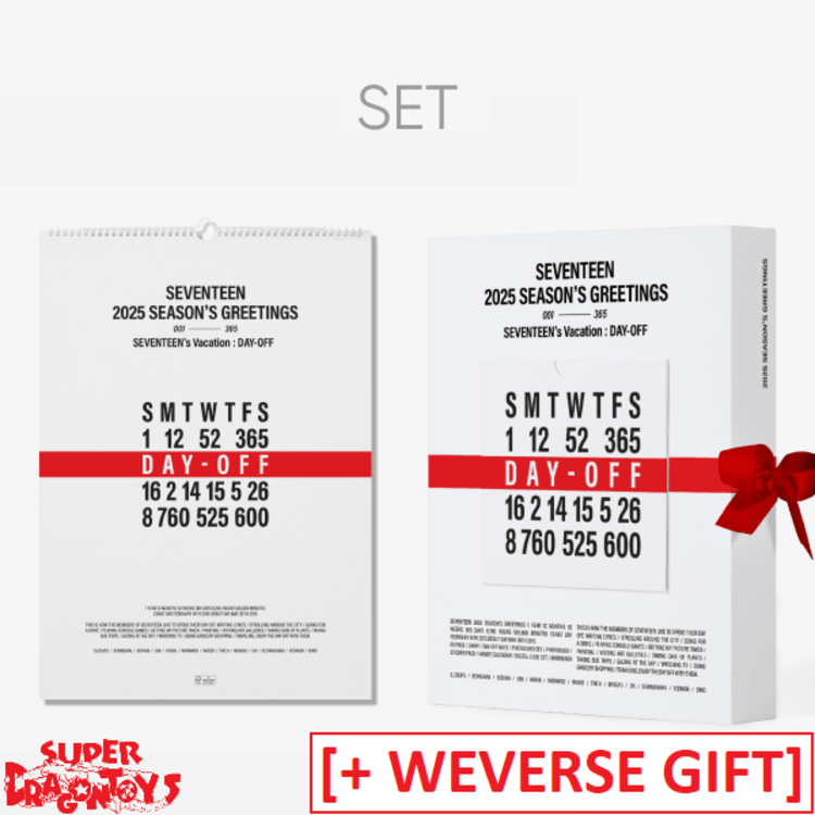 SEVENTEEN (세븐틴) - 2025 SEASON'S GREETINGS - [HANDY CALENDAR + DIGITAL CODE SET + WALL CALENDAR] PACKAGE + [WEVERSE GIFT]
