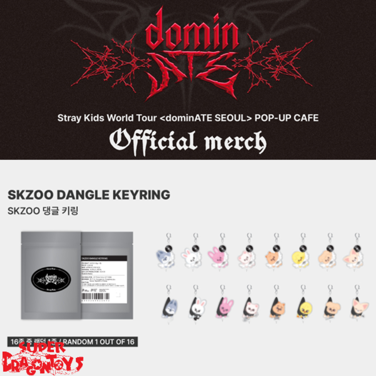 STRAY KIDS (스트레이 키즈) - [DOMINATE SEOUL] SKZOO DANGLE KEYRING - OFFICIAL MD