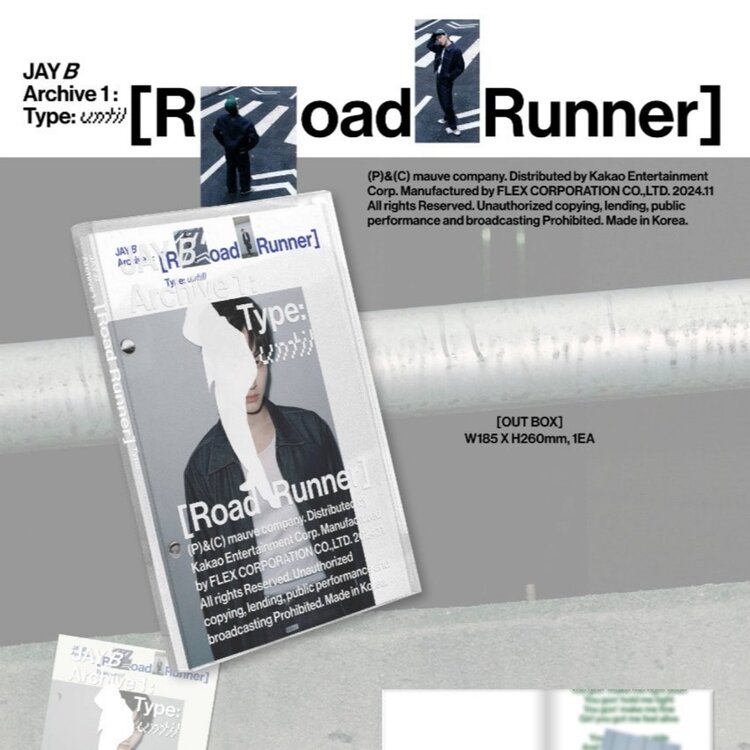 JAY B (제이비) [GOT7] - ARCHIVE 1: ROAD RUNNER - 1ST ALBUM  [TYPE : UNTIL]