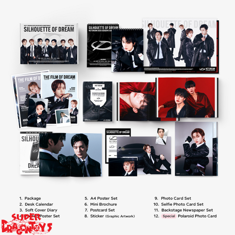NCT DREAM (엔시티 드림) - 2025 SEASON'S GREETINGS - [DESK CALENDAR] PACKAGE + EXCLUSIVE PHOTOCARD