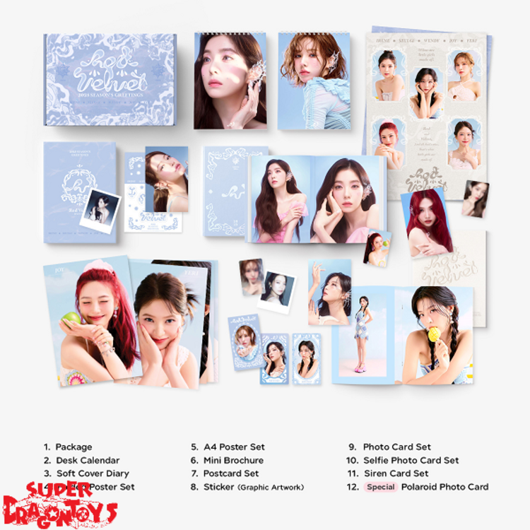 RED VELVET (레드벨벳) - 2025 SEASON'S GREETINGS - [DESK CALENDAR] PACKAGE + EXCLUSIVE PHOTOCARD
